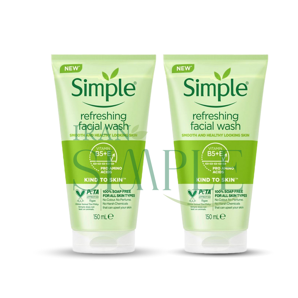 پکیج دوتایی ژل شستشوی صورت مدل رفرشینگ (refreshing) طراوت و نرمی پوست