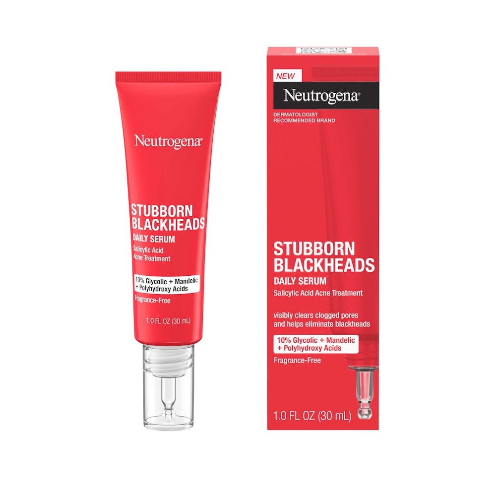 سرم نوتروژینا ضد جوش و سرسیاه Stubborn Blackheads مخصوص پوست چرب 30 میل