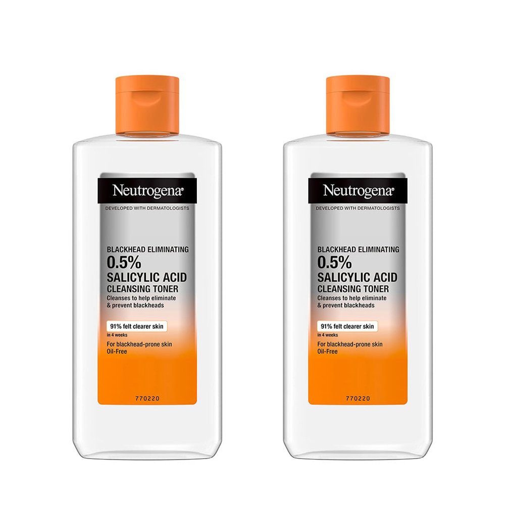 مجموعه 2عددی تونر پاک کننده صورت نوتروژینا Blackhead Eliminating (برطرف کننده جوش سرسیاه)